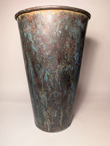 Copper vintage plant - copper, pot