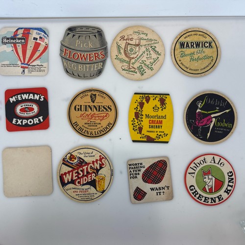 Vintage beer mats - x,