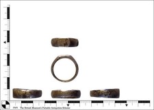 Solid Siver Ring 17th–18th century PAS Recorded Post-Medieval date AD 1750-1850