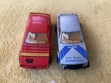2 Scalextric Classic Ford Escort Cars For Spares