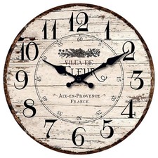 Wooden Wall Clock French