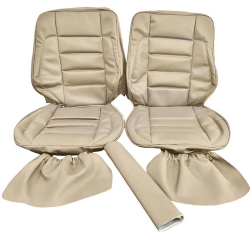 Beige front seat covers - beige,