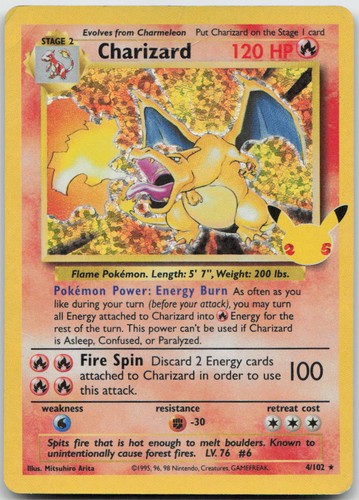 Charizard 102 celebrations - charizard,