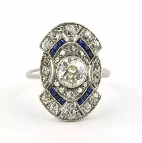 25ct art deco style lab - 3.25ct,