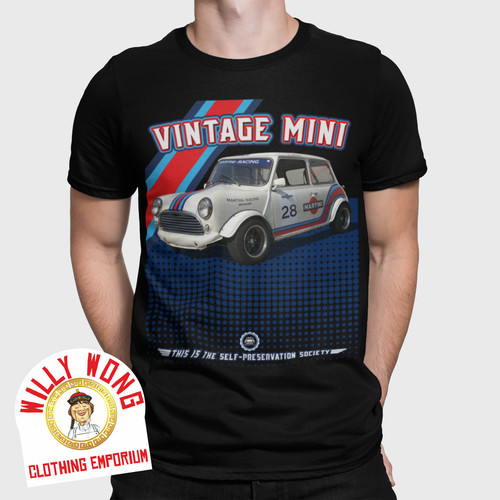 Mini car shirt retro racer - t-shirt,