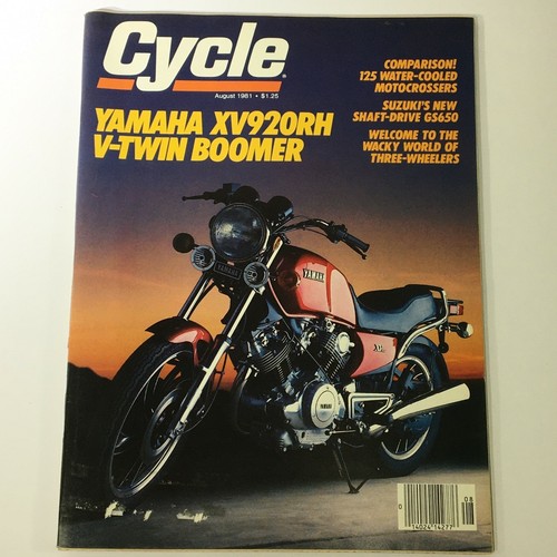 Vtg cycle magazine august - cycle,