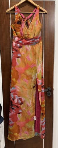 Lipsy orange floral chiffon - lipsy,