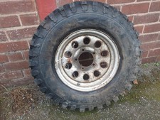 GUYANE 215R 15 BLACK-STAR REMOULD TYRE ON SUZUKI JIMNY STEEL WHEEL OFF ROAD TYRE