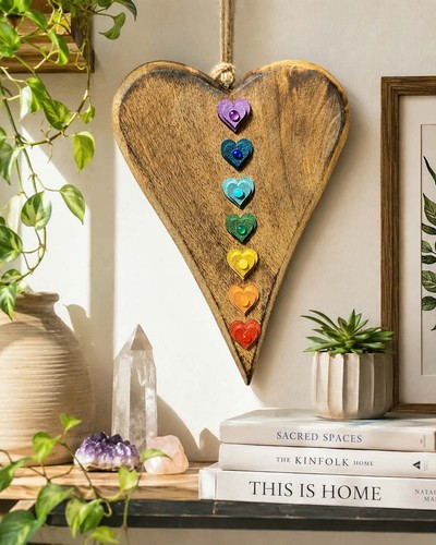 Large wood heart - heart, decor