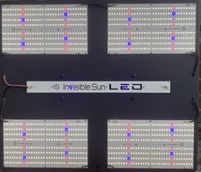 Invisible Sun LED Grow Light 480w Samsung ISH272R Dimmable Full Spectrum