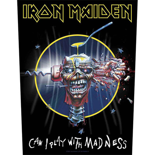 Iron maiden back patch can - maiden,