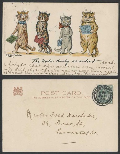 Louis wain signed - louis,