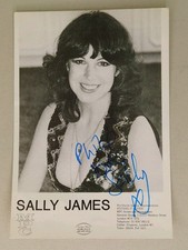 Sally James Signed Photo Card