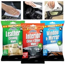Car Pride Biodegradable Cleaning Wipes Streak Free Dashboard Seats & Glass 30pk