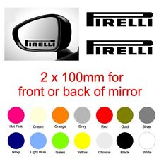 2 @ 100mm Wing Mirror Front or