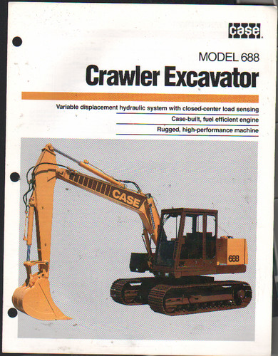 1987 case model 688 - case, "model