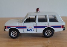 Corgi RANGE ROVER Rescue Service RAC Diecast Toy Model Car WHITE Vintage