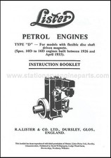 Lister D Stationary Engine