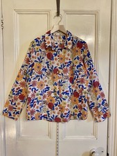 Seasalt Shirt, Size 14. ‘The Larissa’- Beautiful Print On Organic Cotton.