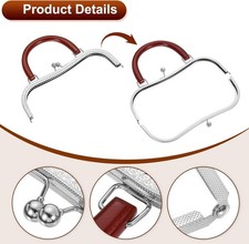 2Pcs Metal Purse Frames, 10.6"