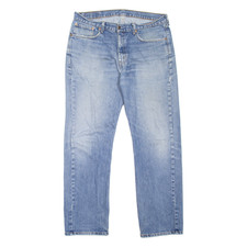LEVI'S 751 02 Jeans Mens Blue Regular Straight Stone Wash W36 L32