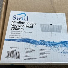 Swirl Slimline Square Shower