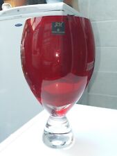 Huge Royal Doulton Red Glass