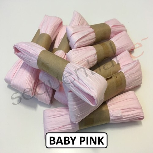 Raffia paper ribbon 10m long - raffia,