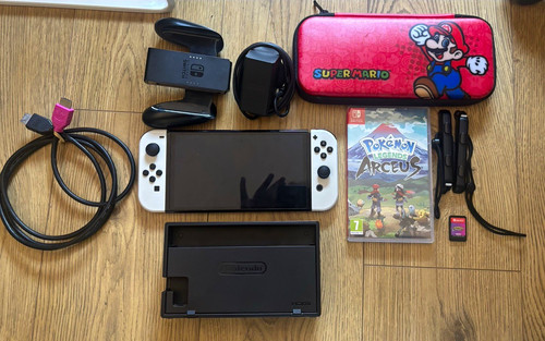 Nintendo switch oled white - nintendo,