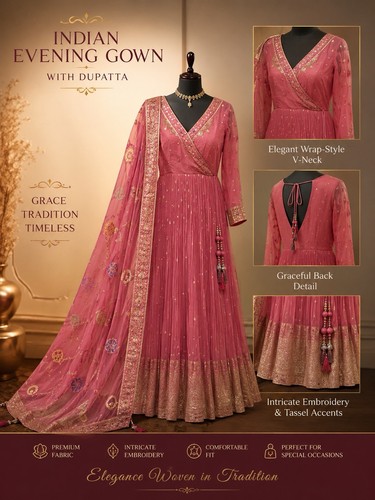 Indian evening bridal - evening/bridal, gown