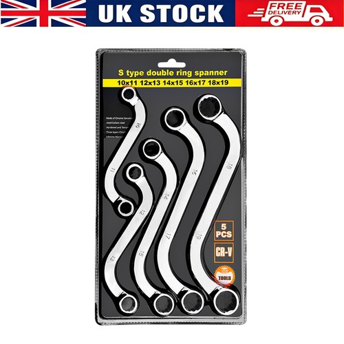 5pc shape spanner - s-shape,
