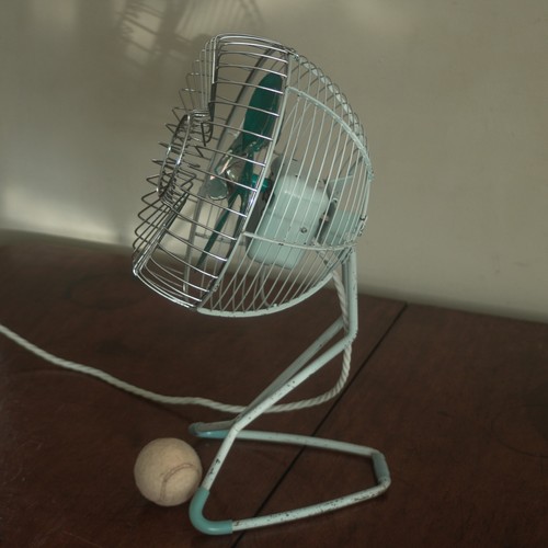 Vintage sanyo desk fan - sanyo,
