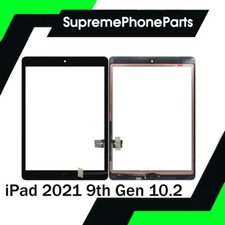 For iPad 2021 9th Gen 10.2" Gen Home Button Screen Digitizer Glass Replacement