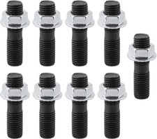 9Pcs M10x1.25 Turbo Studs and