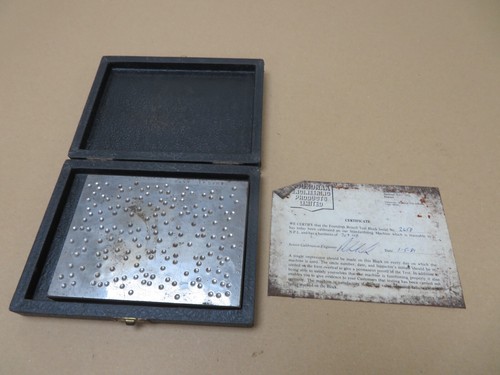 Foundrax brinell test block - foundrax,