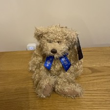 russ berrie teddy bear Toffee 2000 Millennium Edition With Labels  290mm
