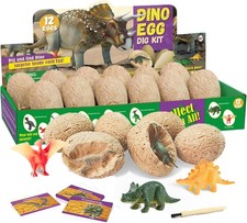 12 Eggs Dinosaur Toy Dino Egg