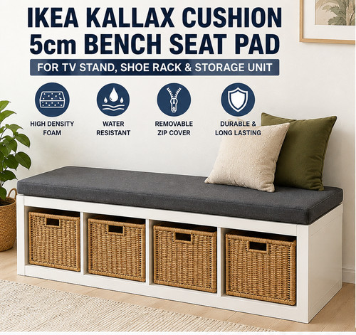 5cm ikea kallax bench cushion - kallax,