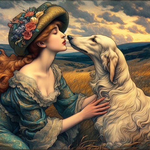 Greyhound lurcher - greyhound,