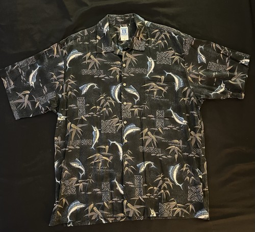Hook tackle hawaiian shirt - hook,