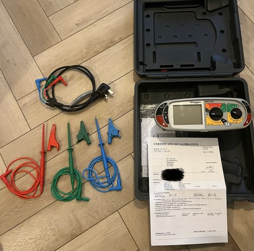 Megger mft 1720 calibrated - mft,