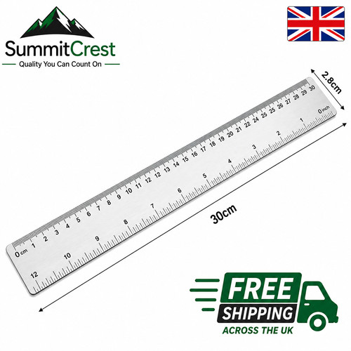 30cm clear ruler strong - 30cm,