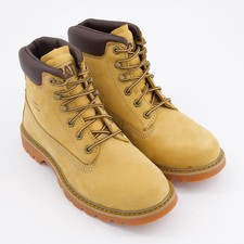 GENUINE AND STYLISH Caterpillar Brown Bruiser Leather Boots Size 5