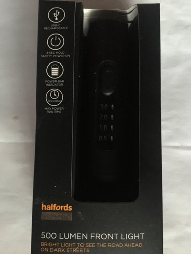 Halfords 500 lumens - halfords,
