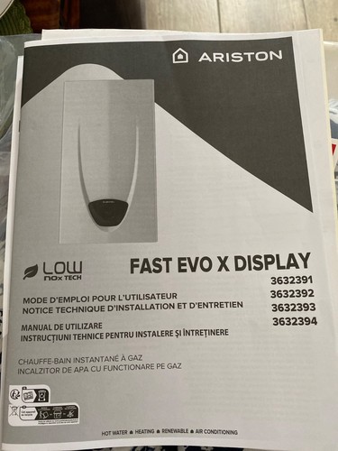 Ariston next evo - ariston, gas