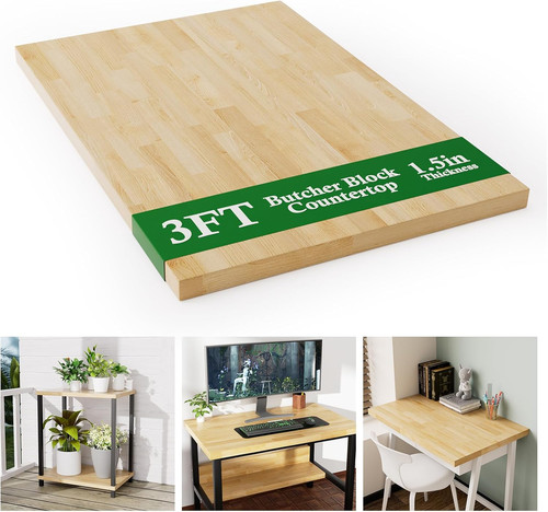 3ft butcher block countertop - butcher,