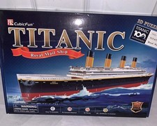 Cubic Fun Titanic 112 Piece 3D Model Puzzle