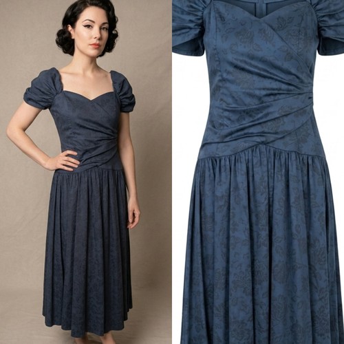 Vintage laura ashley dark blue - dark,