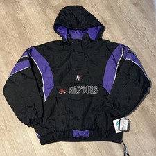 Starter Toronto Raptors Pullover Jacket - Size XL  Vintage DEAD STOCK