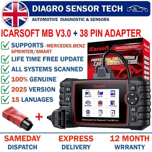 Icarsoft 38 pin adapter - v3,